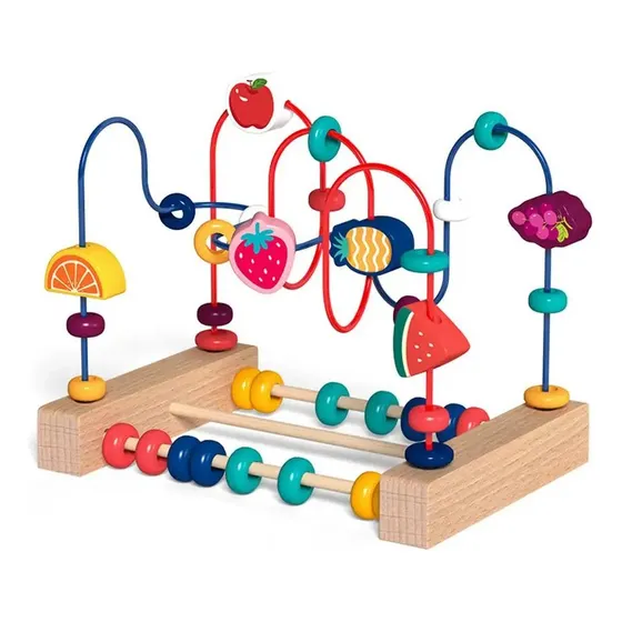 Juego Motricidad Fina Laberinto Pronosupinador De Madera Color Natural