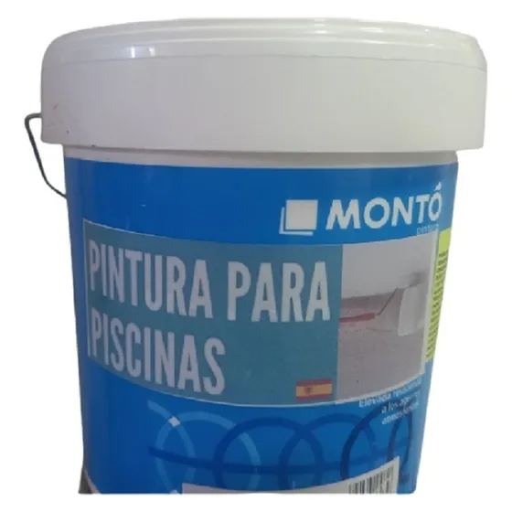 Pinturas Para Piscinas Monto G&p 4 Lt Azul Y Blanco