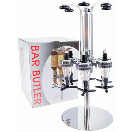 Dispenser De Bebidas Bar Butler Para 6 Garrafas Shot