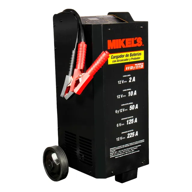 Cargador Baterías Arrancador Probador Mikels 6 Y 12v