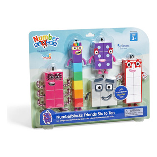 Conjunto De Bonecos De Ação Hand2mind Numberblocks Friends 6 Conjunto De Bonecos De Ação Hand2mind Numberblocks Friends 6