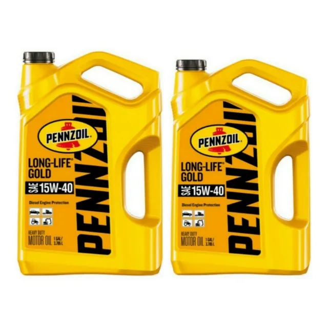 2 Bidones De Aceite 15w40 Multigrado Pennzoil  Api Ci-4 Cj-4
