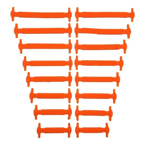 Set 16 Unidades Cordon Elastico De Silicona Para Zapatillas
