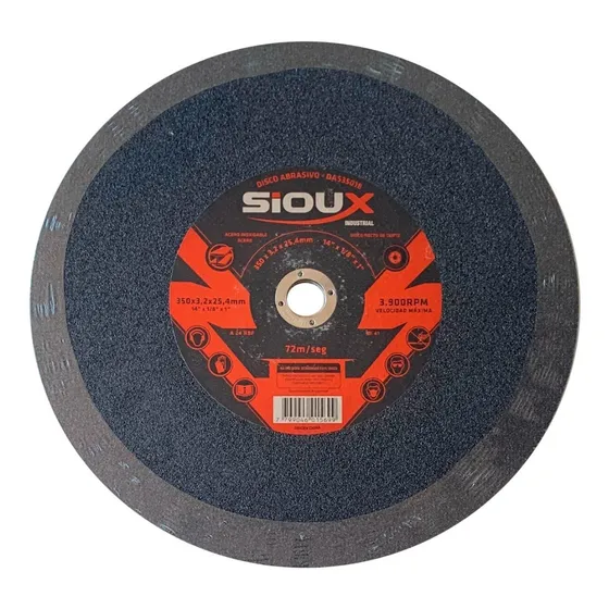 Disco De Corte 14 PuLG. X5 Un. Calidad Industrial Sioux 