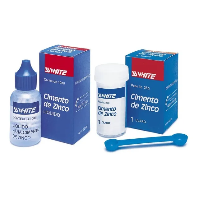 Cimento Zinco Pó E Líq Dentsply - Cola Coroa Provisória