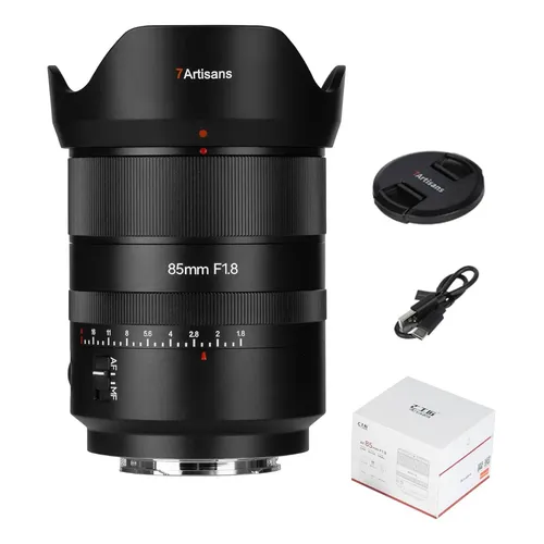 SIRUI AURORA AF 85mm F1.4 FF Eマウント（SONY） Lente Sirui Aurora 85mm F1.4 para Sony E-mount Preta Autofoco