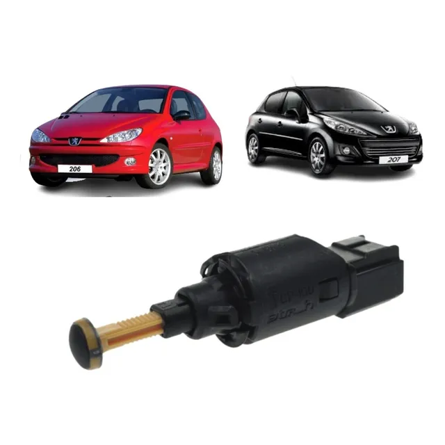 Pronta Entrega Interruptor Pedal Freio Peugeot 207 2 Pinos