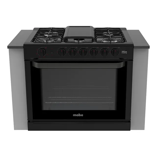 Estufa De Empotre 80 Cm Negra Mabe - Emc80170nn1a