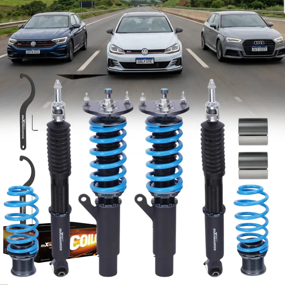 Suspensão Coilover Golf GTI Mk7 e Audi A3