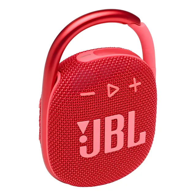 Bocina JBL Clip 4 portátil con bluetooth waterproof roja 127V