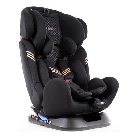 Cadeirinha Cosco Kids, Progress, 0 A 36kg, Preto Bronze Liso