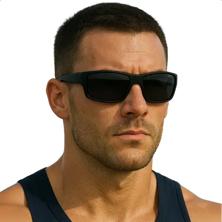 Oculos Sol Polarizado Masculino Pesca Esportivo Uv400 + Case