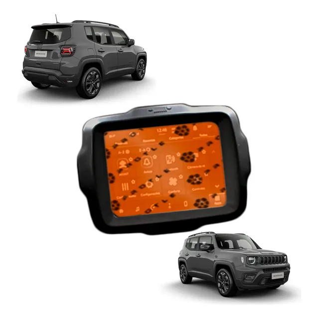 Proteção Para Multimídia 8,4 Polegadas Jeep Renegade Moab