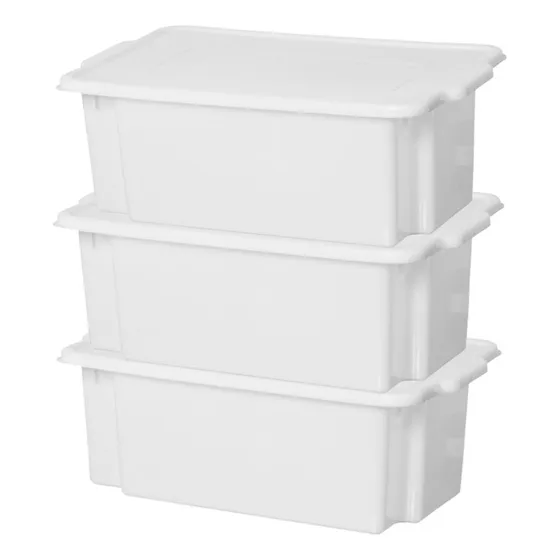 Kit 3 Bandeja Frigorífica 25l Caixa Alimentos Açougue Rischioto