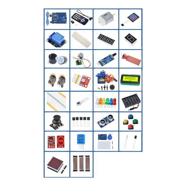 Kit Arduino Completo - 30 Componentes Incluidos