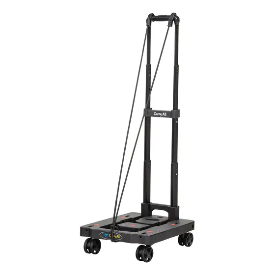 Carro De Carga Plegable Carry All Ares B1 50 Kilos Tipo Plataforma Cuerda Elástica Yegua