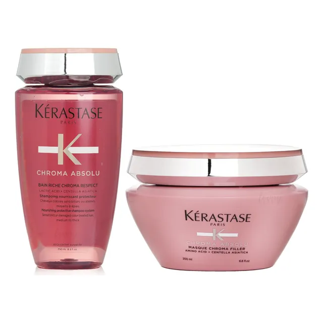 Chroma Absolu Shampoo Riche Respect + Máscara Kérastase