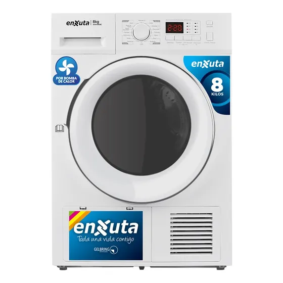 Secarropa Enxuta 8 Kg Bomba De Calor Senx980bc Albion Color Blanco