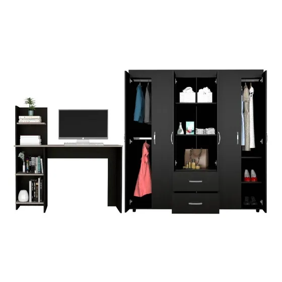 Combo Para Habitación Versalles Incluye Closet Y Escritorio