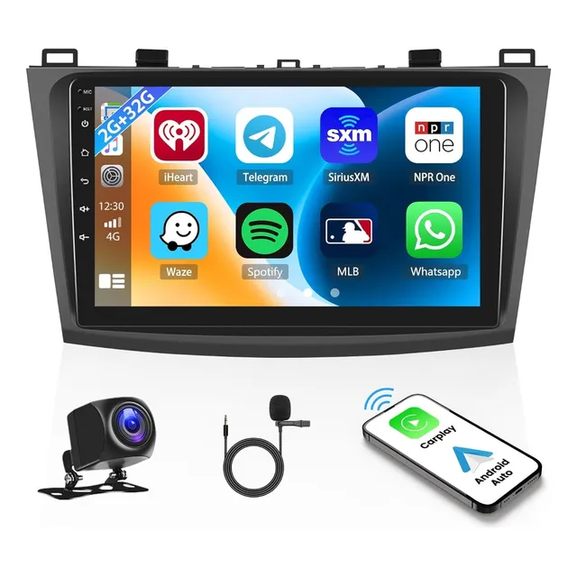 Radio Pantalla Android 13para Mazda 3 Congps-camara -carplay