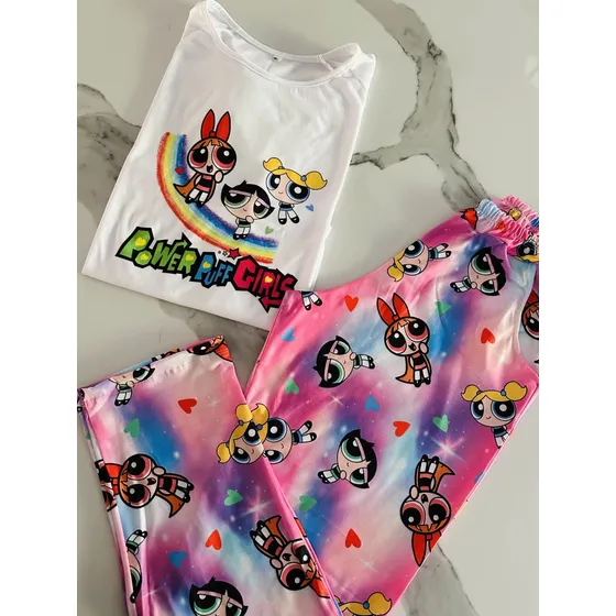 Pijama Largo Animado Unisex Adulto De Algodón Calidad