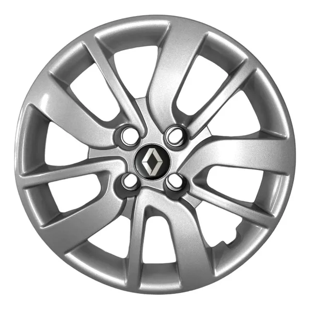 Jogo 4 Calota Renault Logan Sandero Parafusada Aro 15