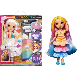 Muñeca De Moda Rainbow High Watercolor Con Kit De Acuarelas Muñeca De Moda Rainbow High Watercolor Con Kit De Acuarelas