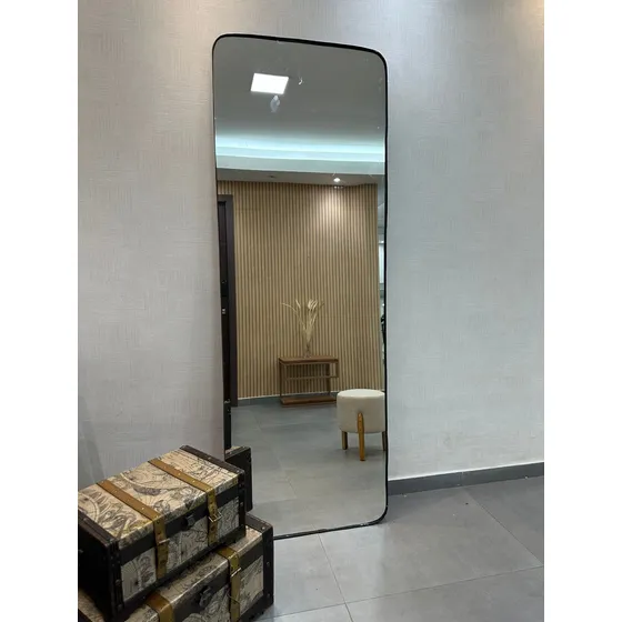 Espelho Orgânico 180cm Grande Moldura Couro Modelos Variados