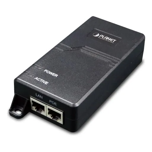 Planet Poe-163 Adaptador Poe Ethernet Rápido, Gigabit Ethernet 53 V - Adaptador/inyector De Poe Ethernet Rápido, Gigabit Ethernet, 10,100,1000 Mbit/s, Ieee 802.3, Ieee 802.3u, Ieee 802.3ab, Ieee