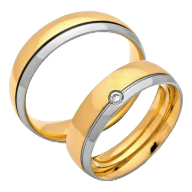 Anillos De Compromiso Y Matrimonial Economicos Acero Quirur