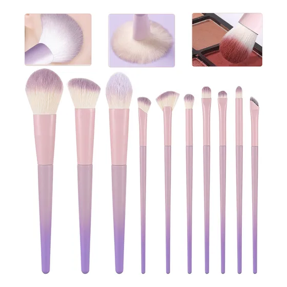 Pincel Maquiagem Multifuncional Macia Pra Make Alta Kit 10