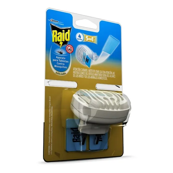 Aparato Para Tabletas Contra Mosquitos Sin Cable Raid