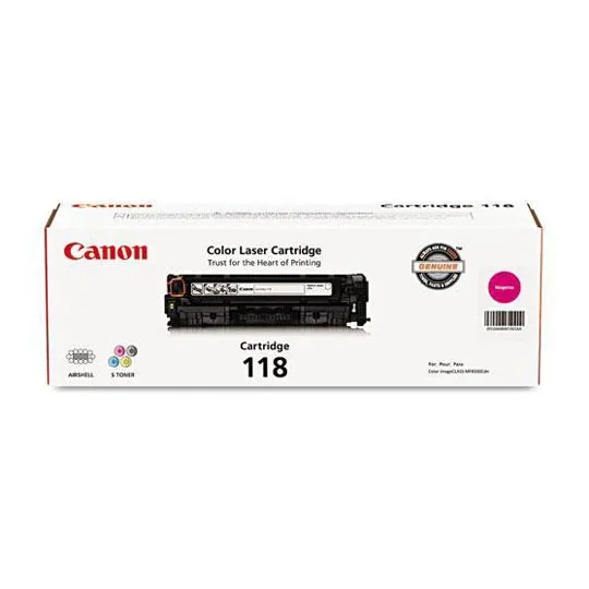 Toner Canon 118m 2660b001aa Color Magenta