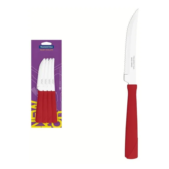 Juego de cuchillos para barbacoa Tramontina Red de 12 piezas