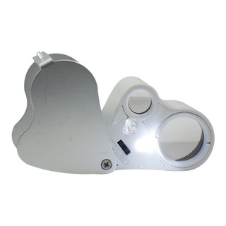 Lupa Joyero 2 Leds 2 Aumentos 30x 60x 12-22mm Factura Lupa Joyero 2 Leds 2 Aumentos 30x 60x 12-22mm Factura