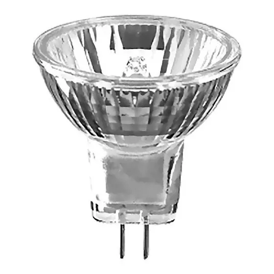 Lâmpada Halogena Mini Dicroica 12v 10w - 2 Pçs Cor Da Luz 2800k
