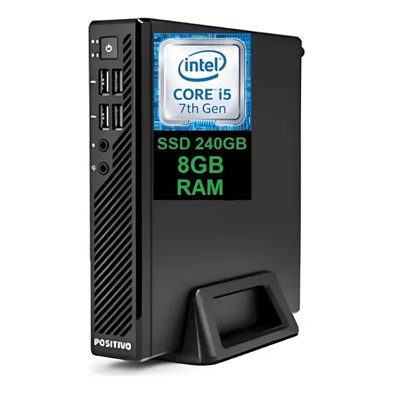 Mini Pc Barato Core I5 + 8gb Ddr4 Ssd 240gb Computador Wifi