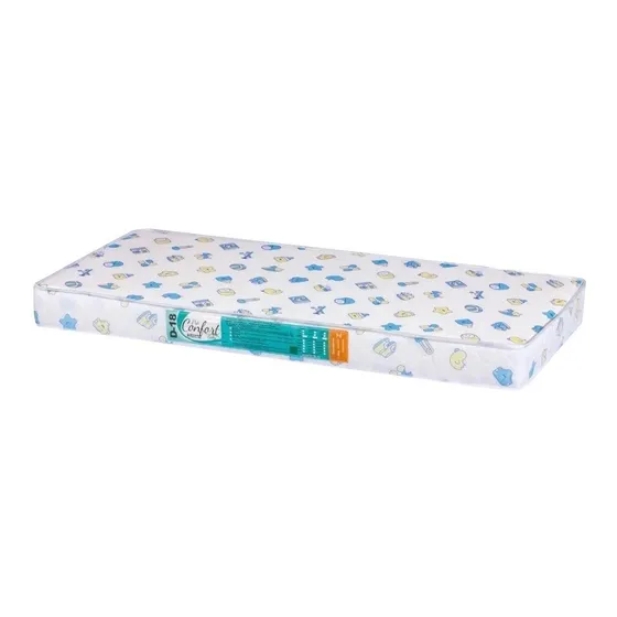 Colchon Espuma Tela E Impermeable Mixto 70 X 100 X 10