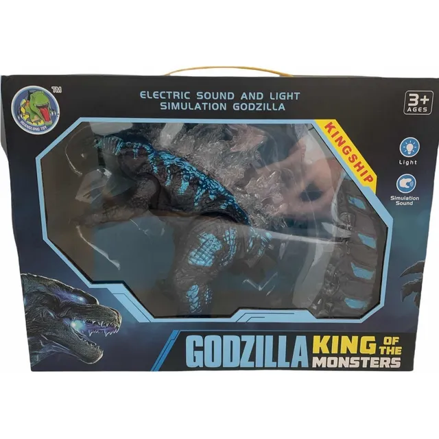 Godzilla El Rey De Los Moustros Luz + Sonido + Camina Solo!!