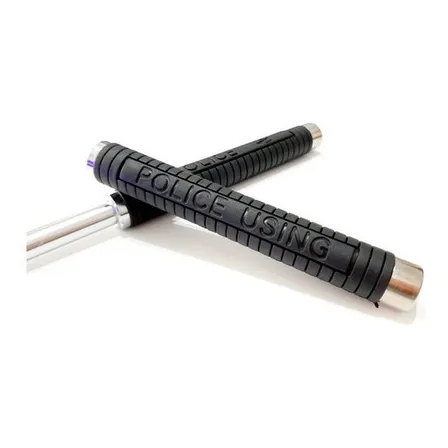 Baston Retractil Metal Police ( Tapa Con Gancho )