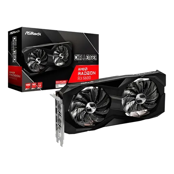 Mercado Livre Placa De Video Asrock Radeon Rx 6600 8gb Gddr6 image