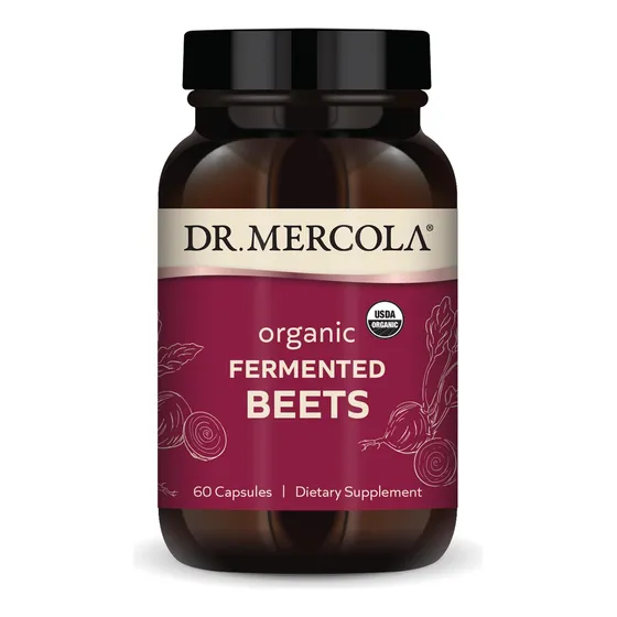 Suplemento Dr. Mercola De Remolacha Fermentada Orgánica 60 C