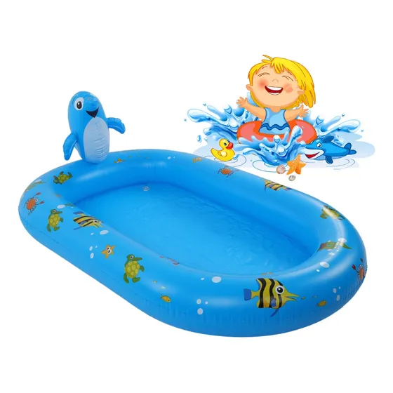 Alberca Inflable Tipo Fuente De 170x103x65cm Para Niños