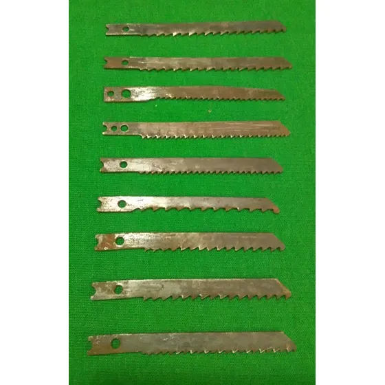 Combo De 9 Nueve Sierritas Usadas Para Sierra Caladora 
