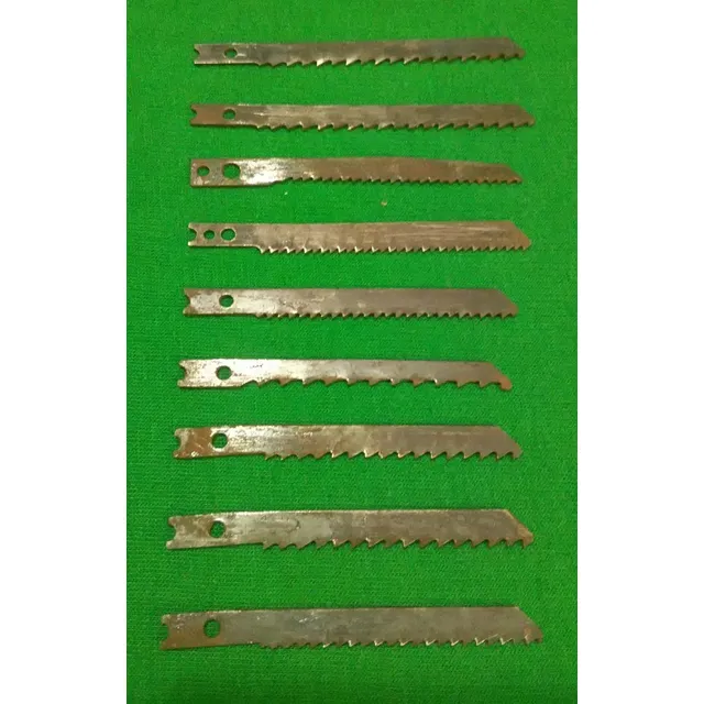 Combo De 9 Nueve Sierritas Usadas Para Sierra Caladora 
