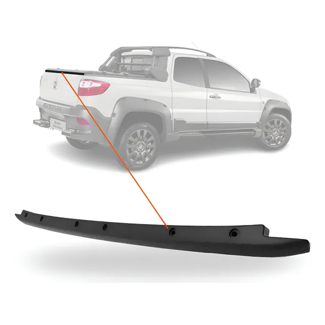 Moldura Protectora Porton Fiat Strada Working Trekking