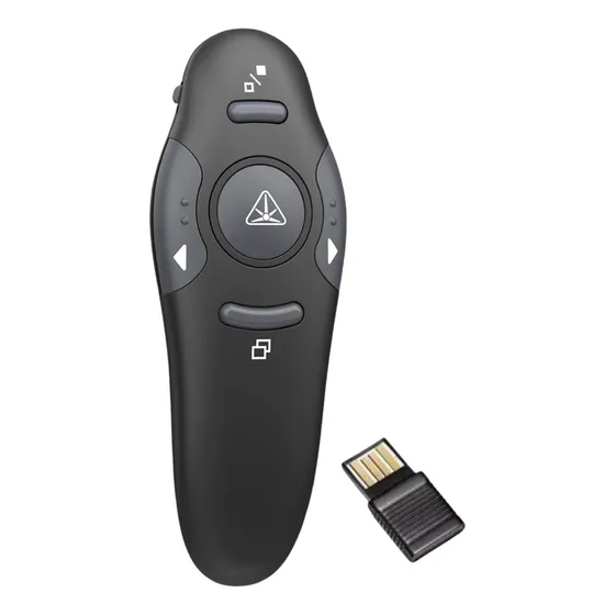 Apresentador De Slides Laser Pointer Exbom Lpt8 Power Point Cor Preto