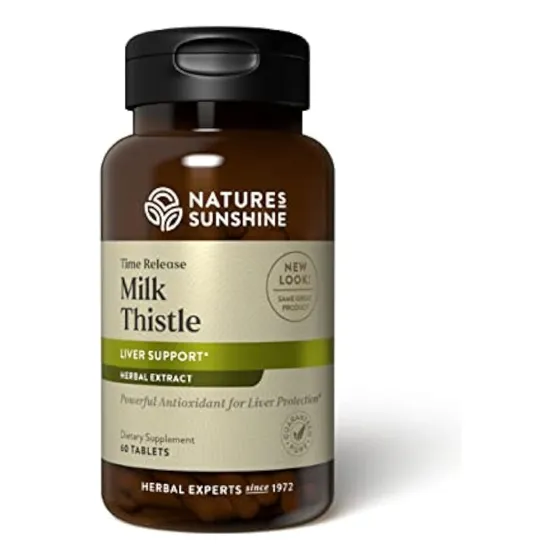 Nature's Sunshine Milk Thistle, 60 Veces De Lanzamiento