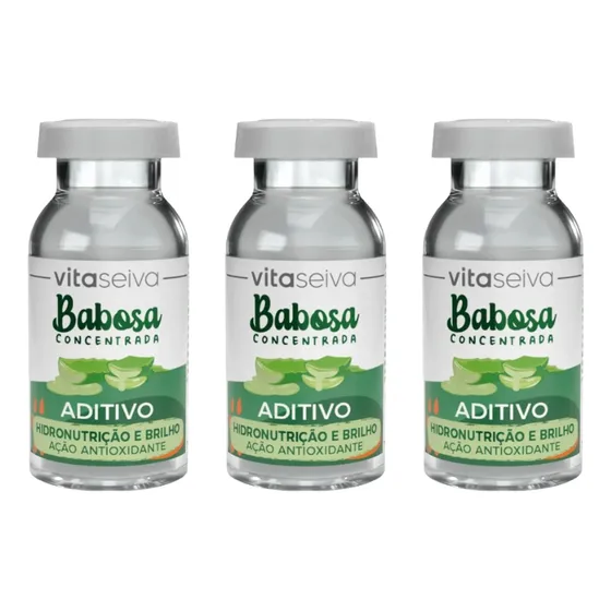 Aditivo Vita Seiva Babosa 10ml-kit C/3un