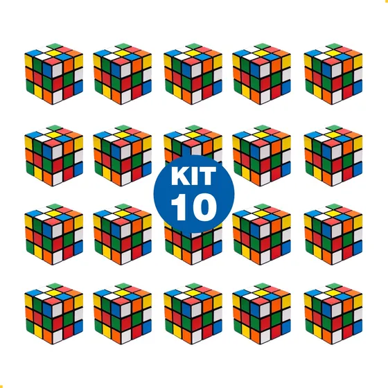 Kit 10 Cubo Magico Lembrancinha Atacado Aniversario Brindes